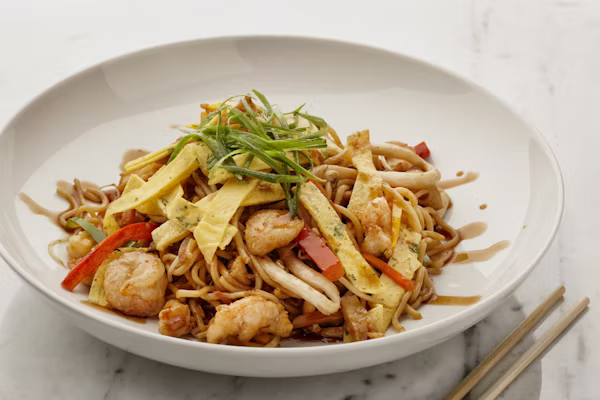 Nouilles Sautées Crevettes